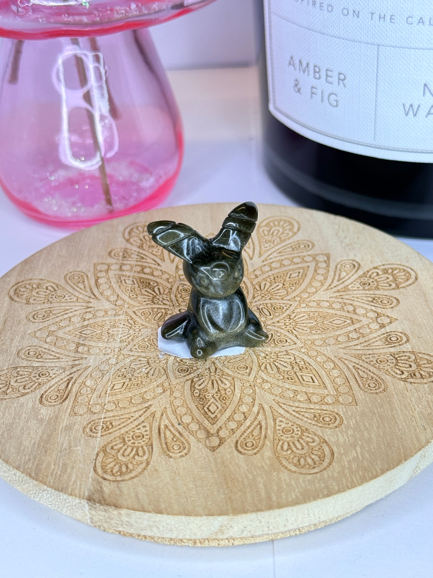 Obsidian Umbreon-Inspired Crystals