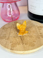 Golden Healer Quartz Espeon-Inspired Carving