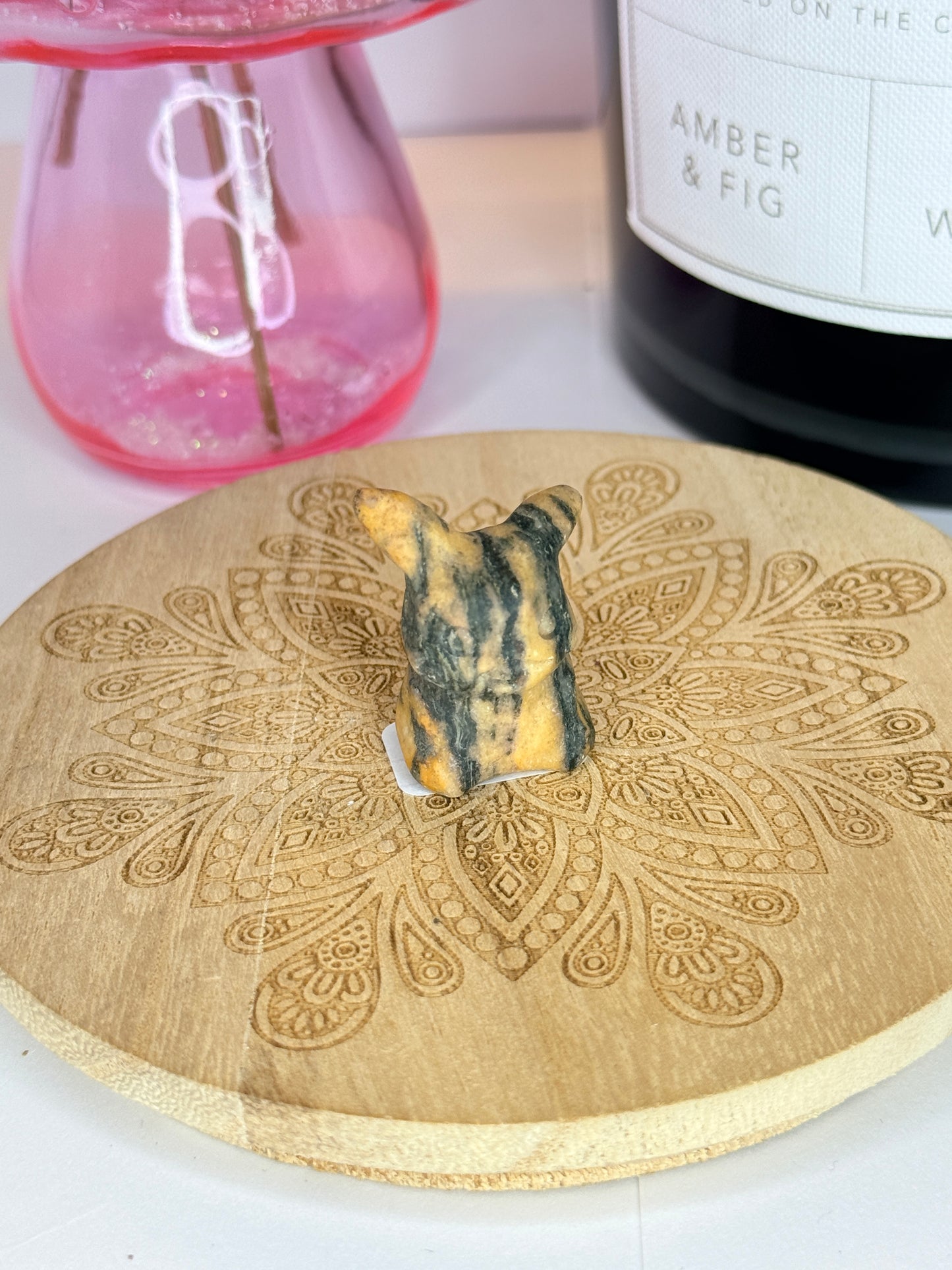 Small Crystal Pikachu-Inspired Carvings