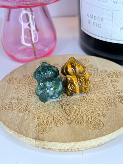 Crystal Bulbasaur-Inspired Shapes