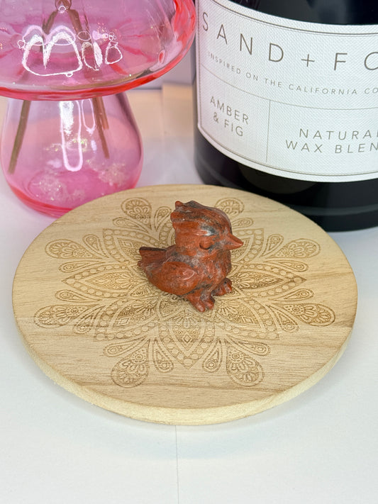 Red Sesame Jasper Cardinal