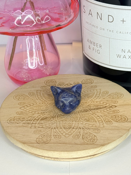 Sodalite Third Eye Cat