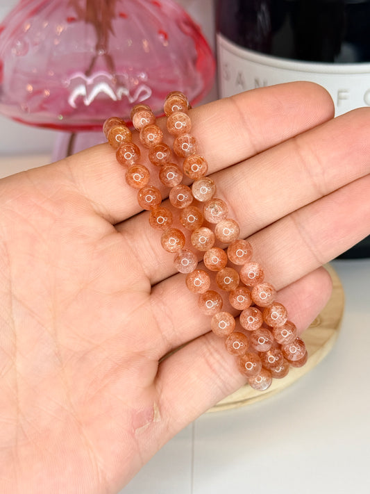 6mm Sunstone Bracelet
