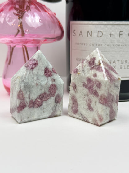 Pink Tourmaline Freeforms