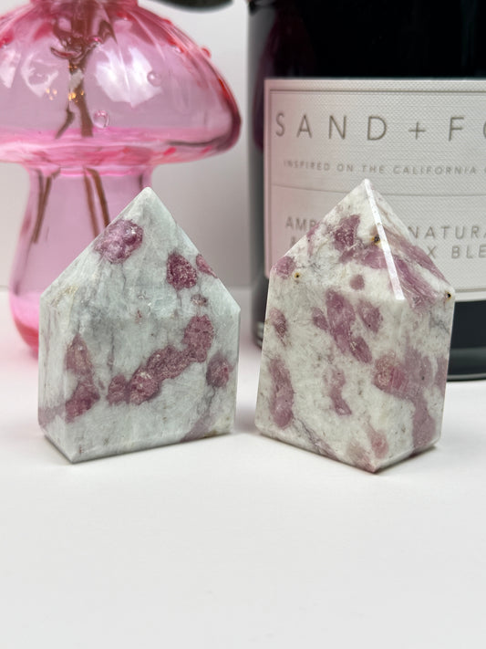 Pink Tourmaline Freeforms