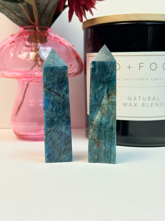 Blue Apatite Towers