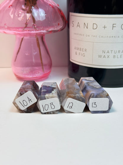 Blue Flower Agate Towers