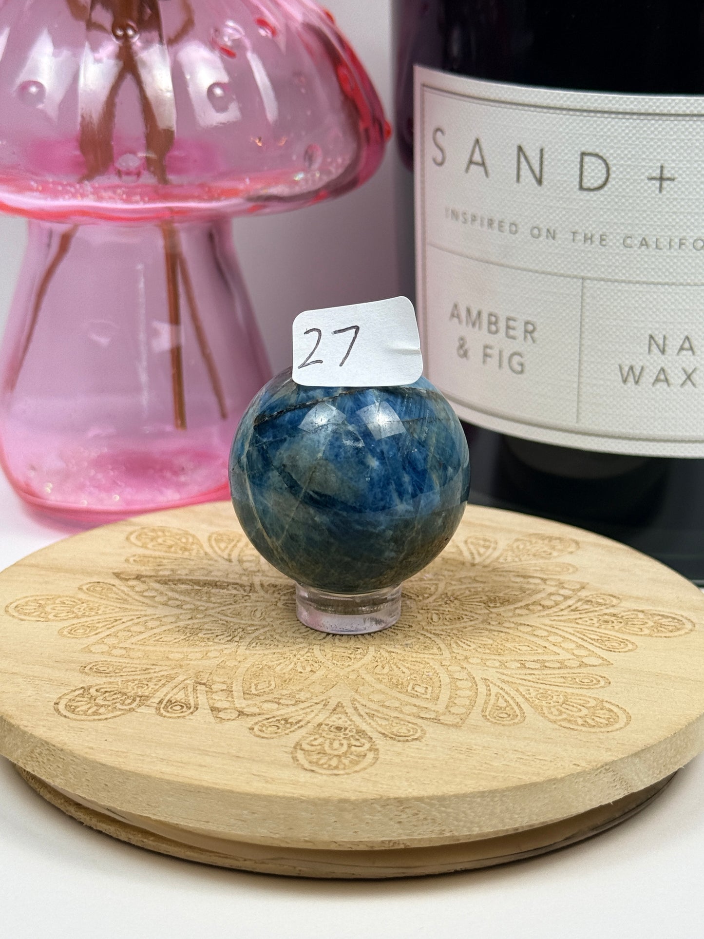 Blue Apatite Spheres