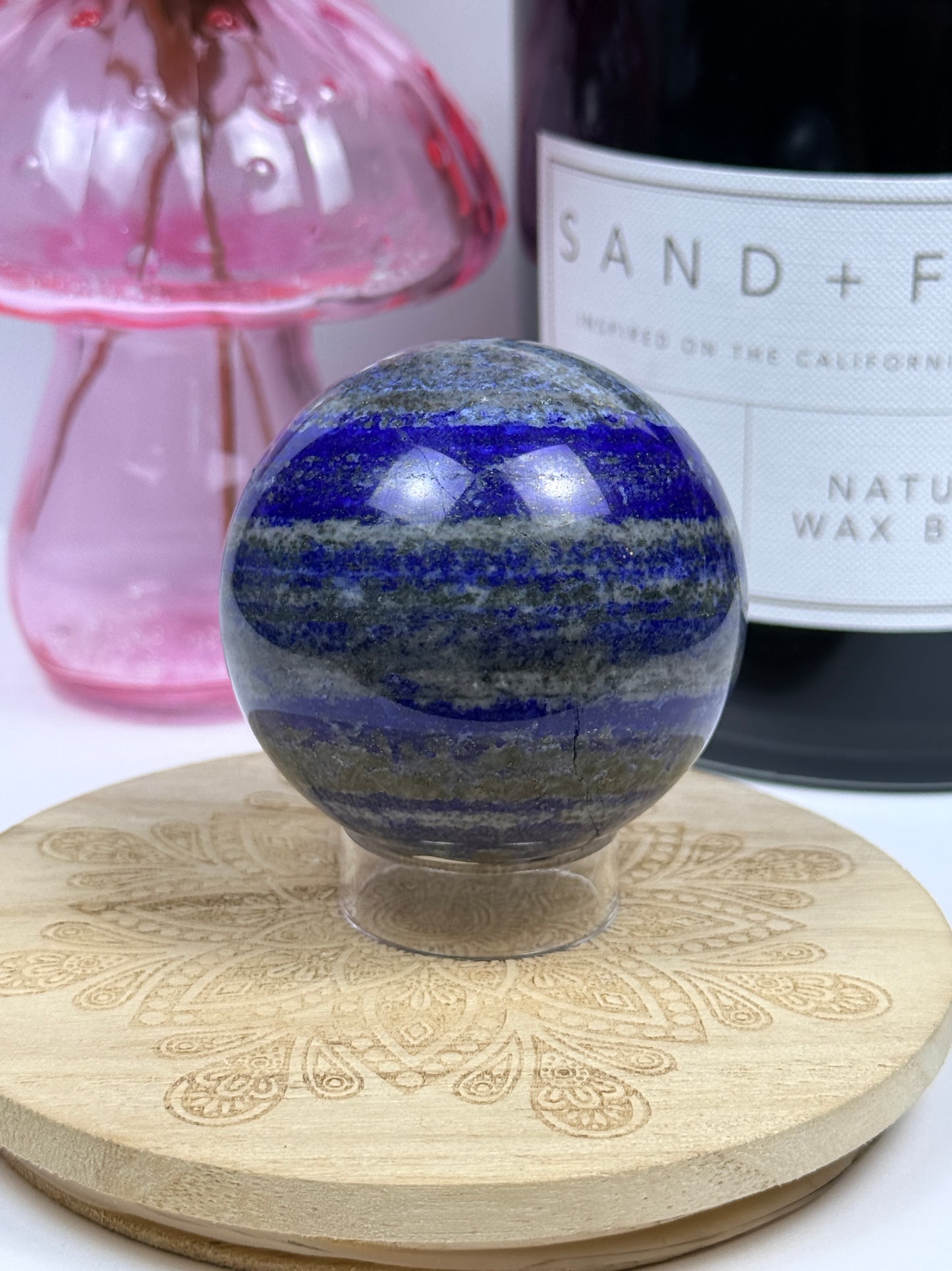 Lapis Lazuli Sphere w/ Stand