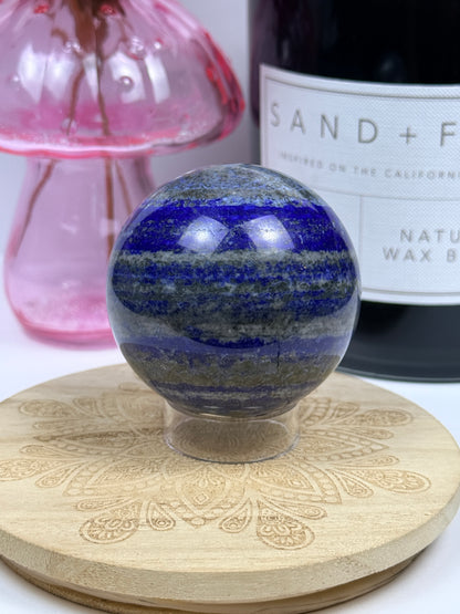 Lapis Lazuli Sphere w/ Stand