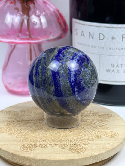 Lapis Lazuli Sphere w/ Stand
