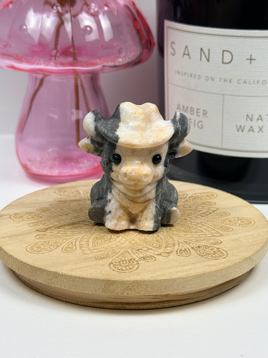 Pink Zebra Jasper Cowboy Cow