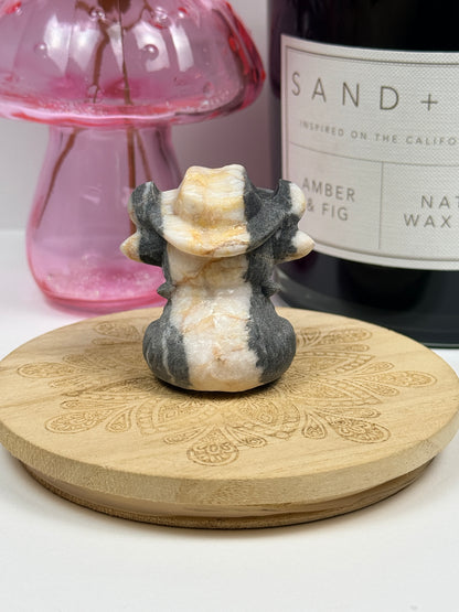 Pink Zebra Jasper Cowboy Cow