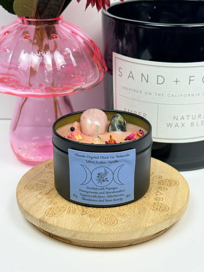Libra Zodiac 4oz Candle