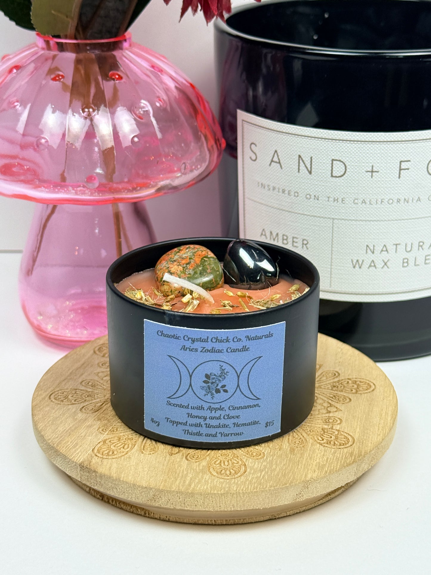 Aries Zodiac 4oz Candle