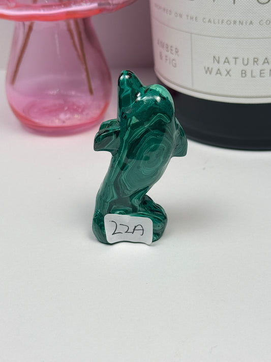 Malachite Turtle Carvings