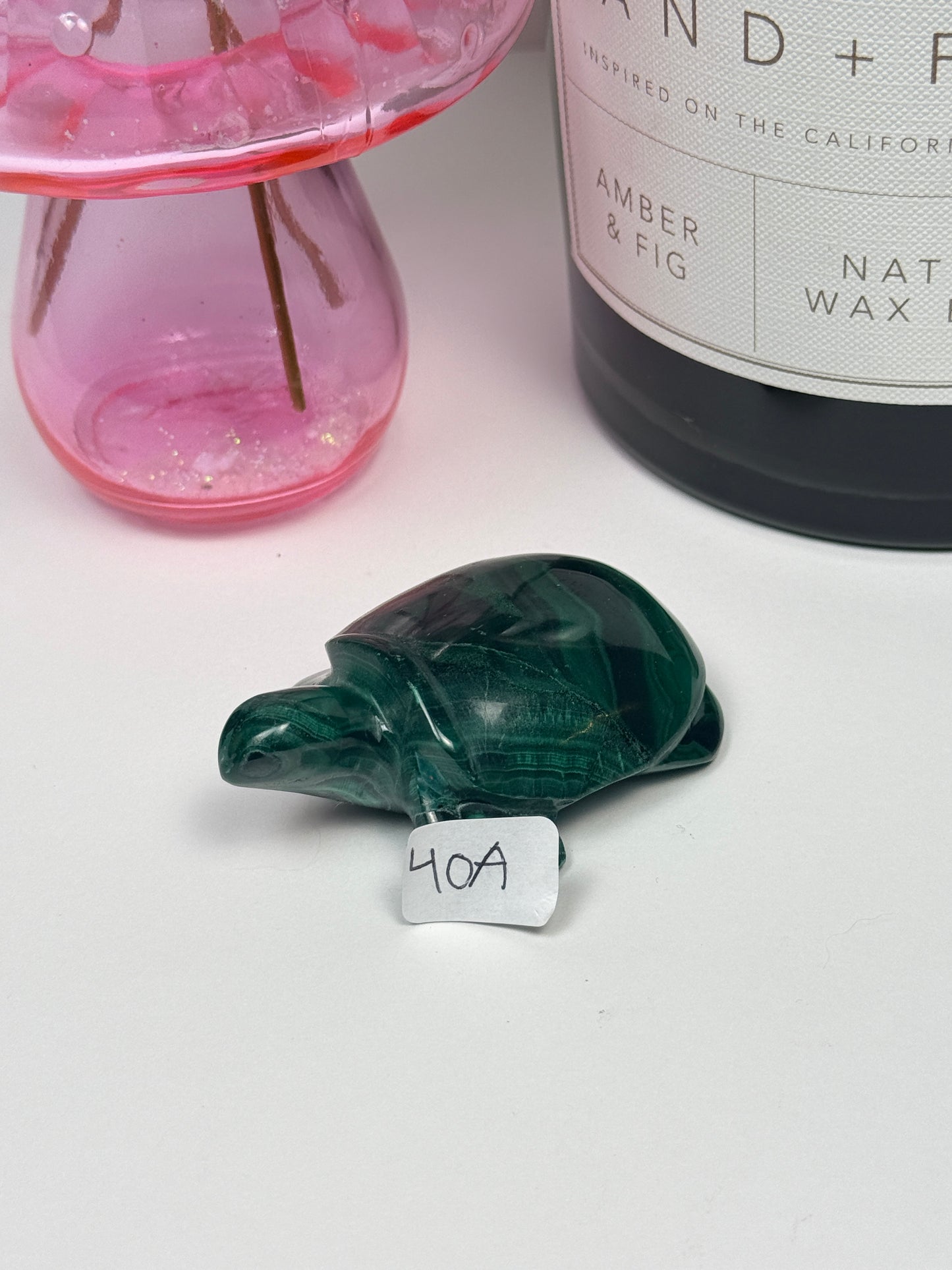 Malachite Dolphin Carvings