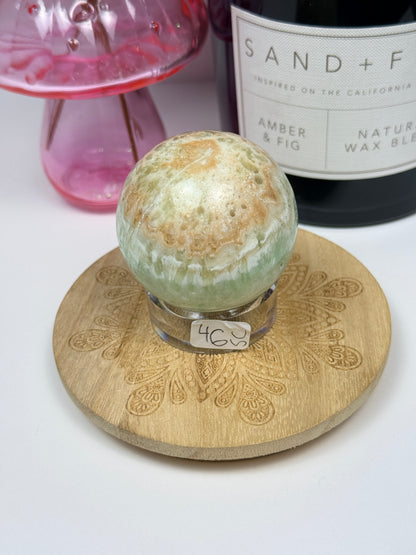 Caribbean Calcite Spheres w/ Stands