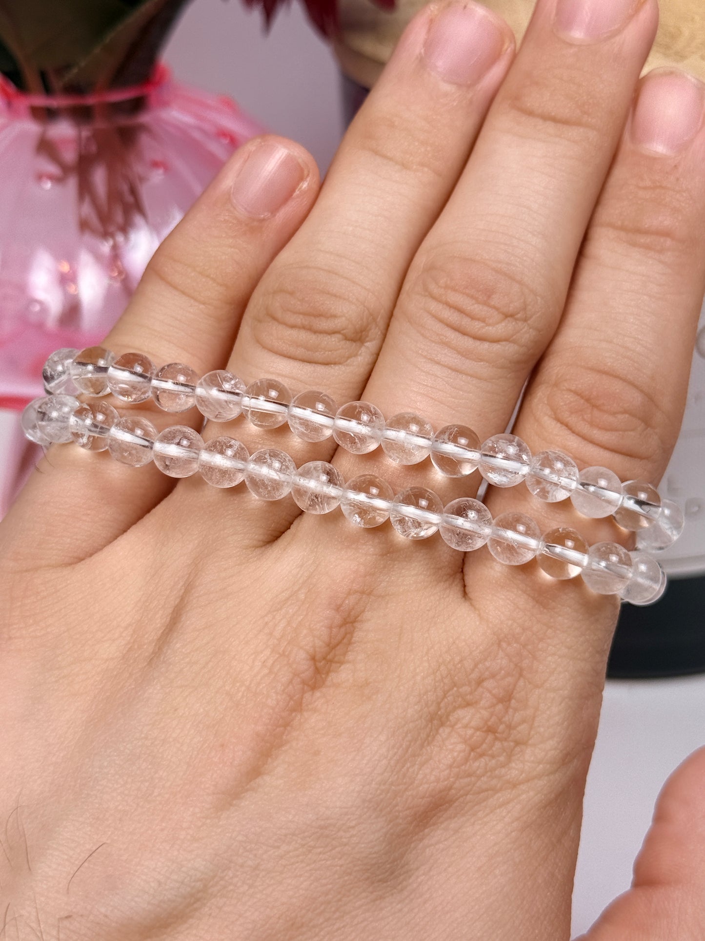 6mm Clear Quartz Bracelets