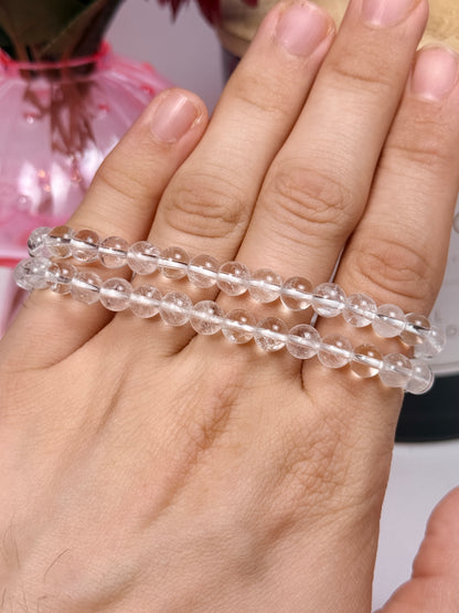 6mm Clear Quartz Bracelets