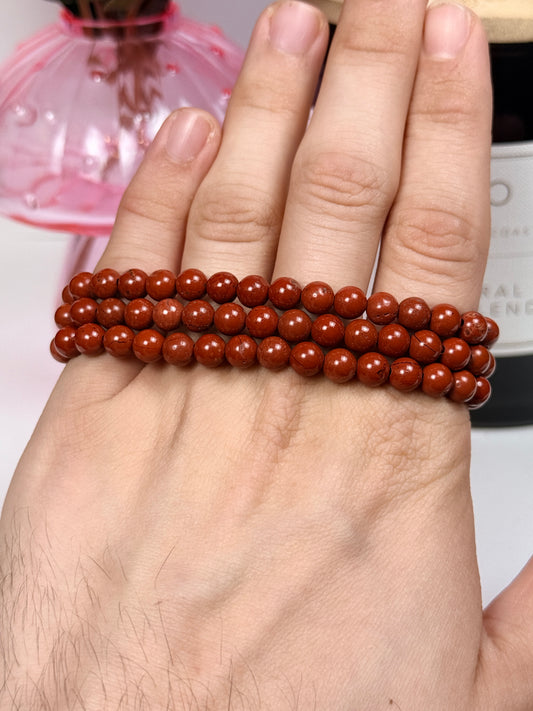 6mm Red Jasper Bracelets