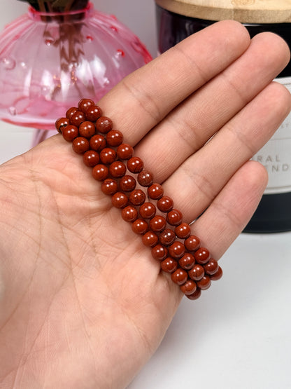 6mm Red Jasper Bracelets