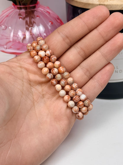 6mm Red Vein Jasper Bracelets