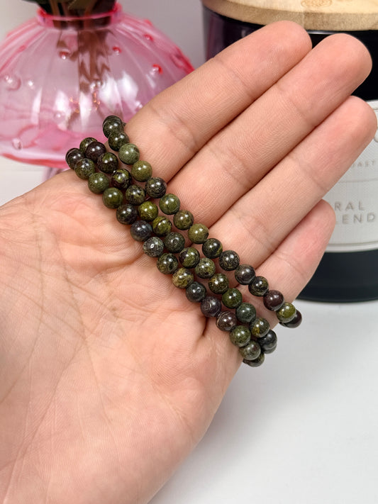6mm Dragon's Blood Jasper Bracelets