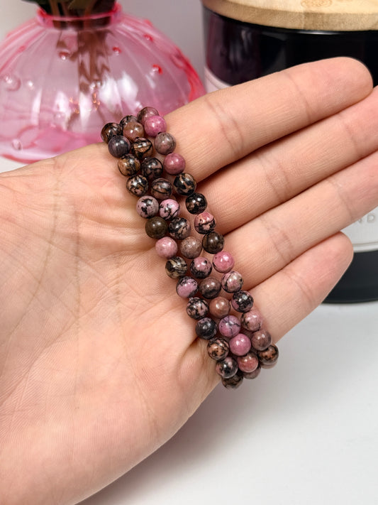 6mm Rhodonite Bracelets