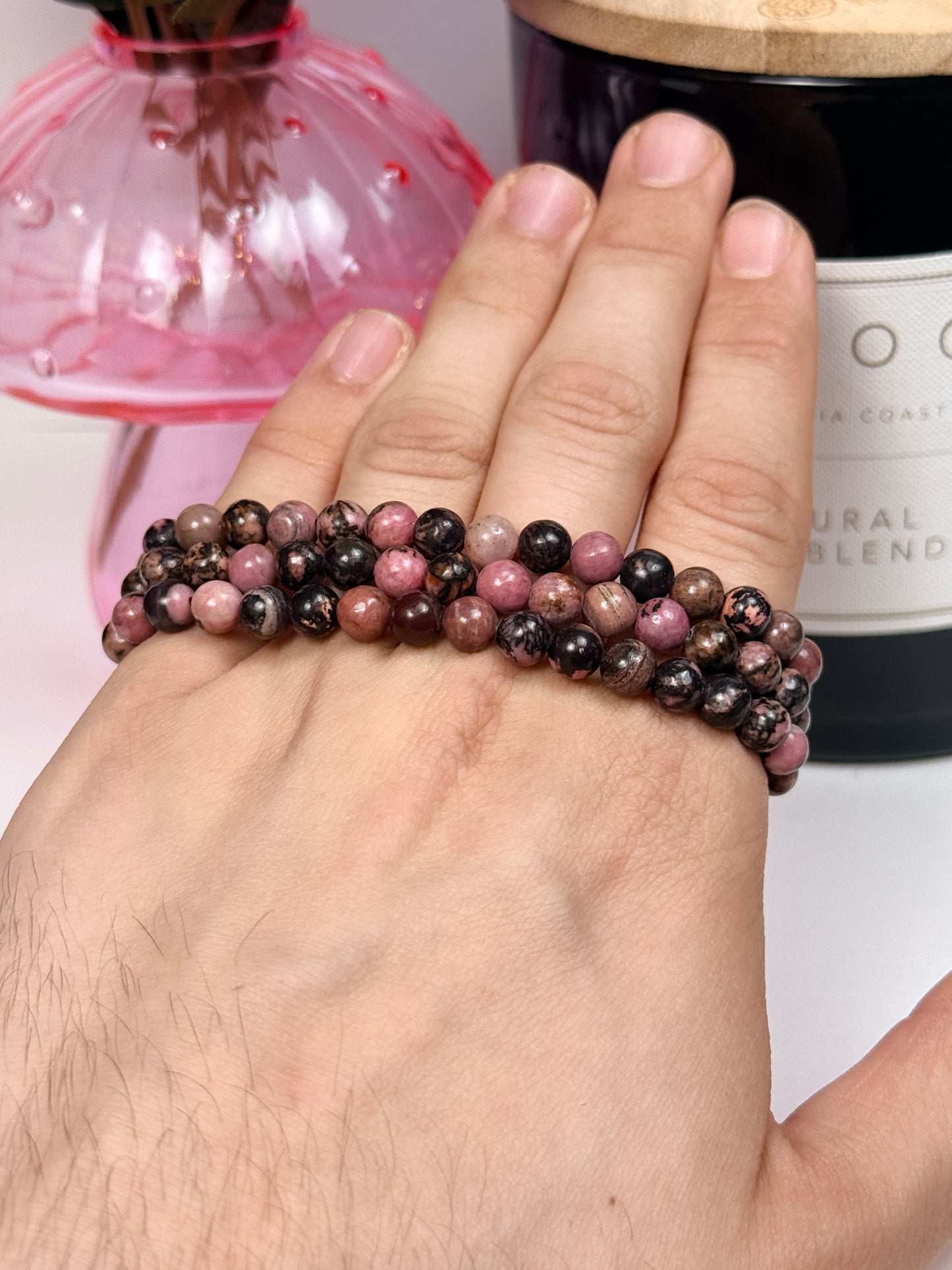 6mm Rhodonite Bracelets
