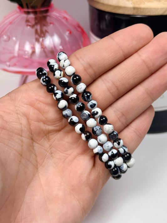 6mm Orca Agate Bracelets