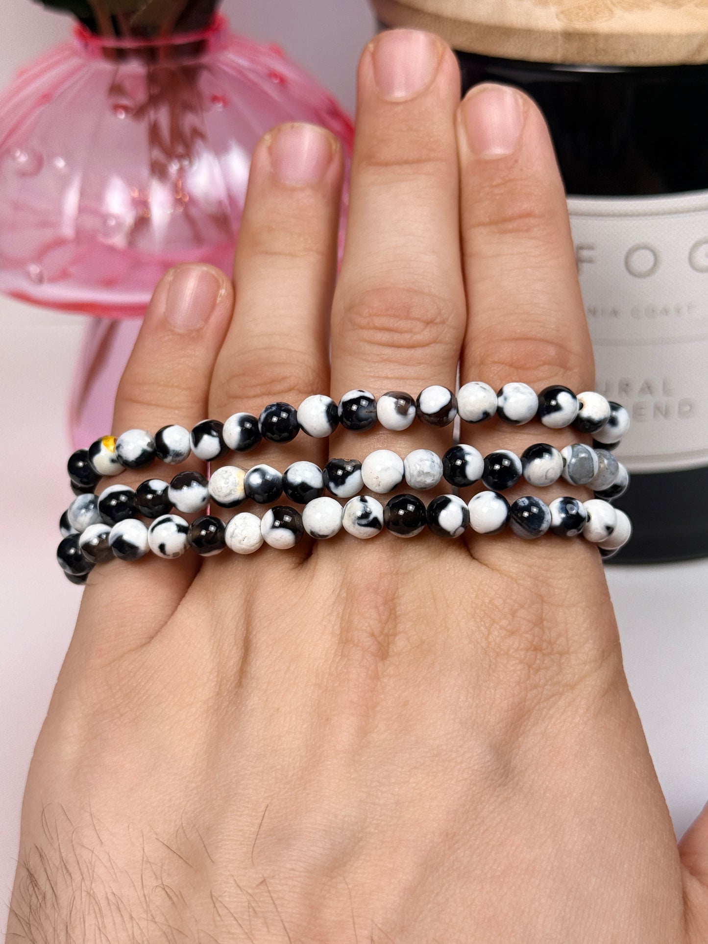 6mm Orca Agate Bracelets