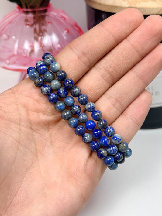 6mm Lapis Lazuli Bracelet