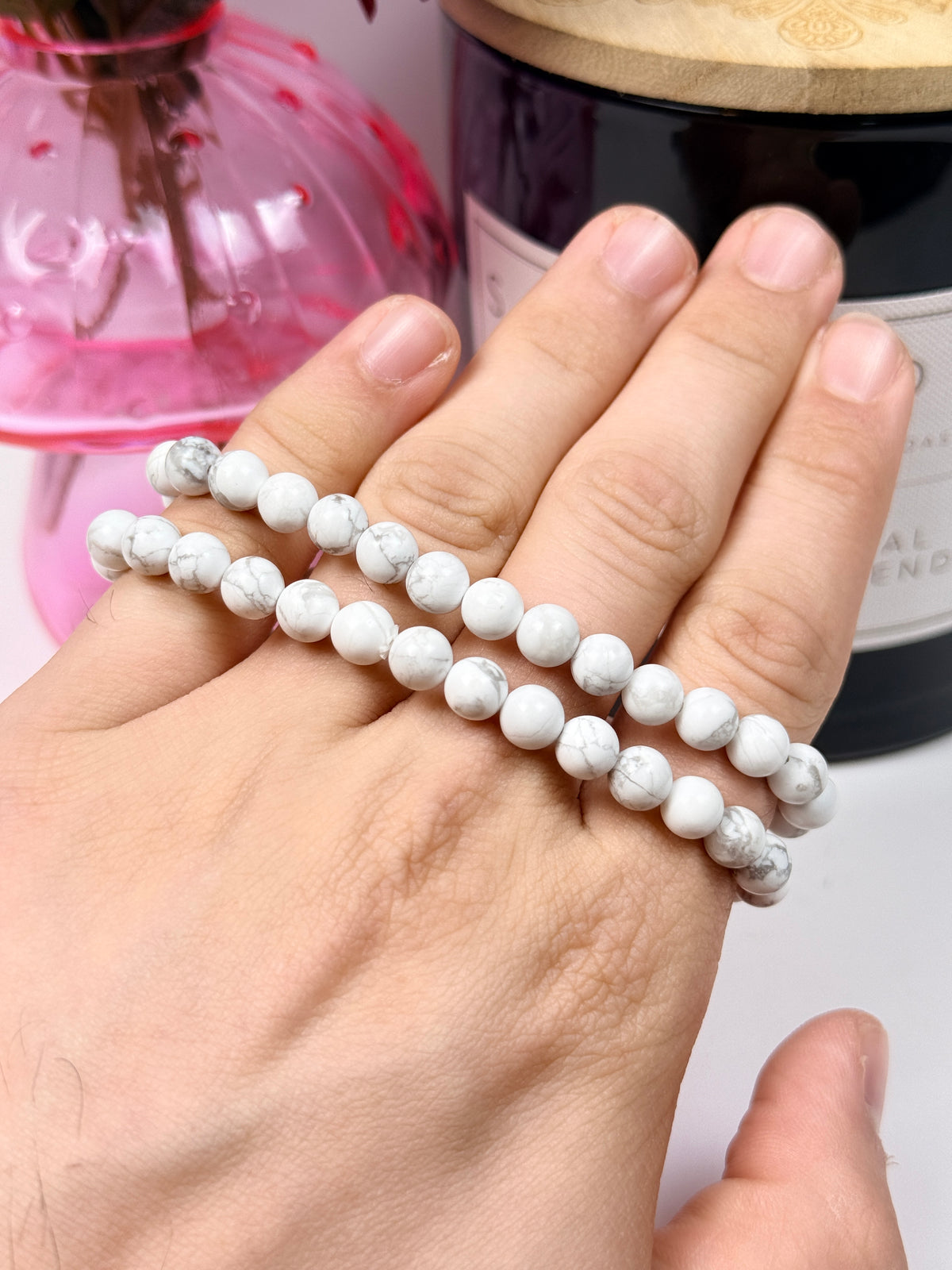 6mm Howlite Bracelet