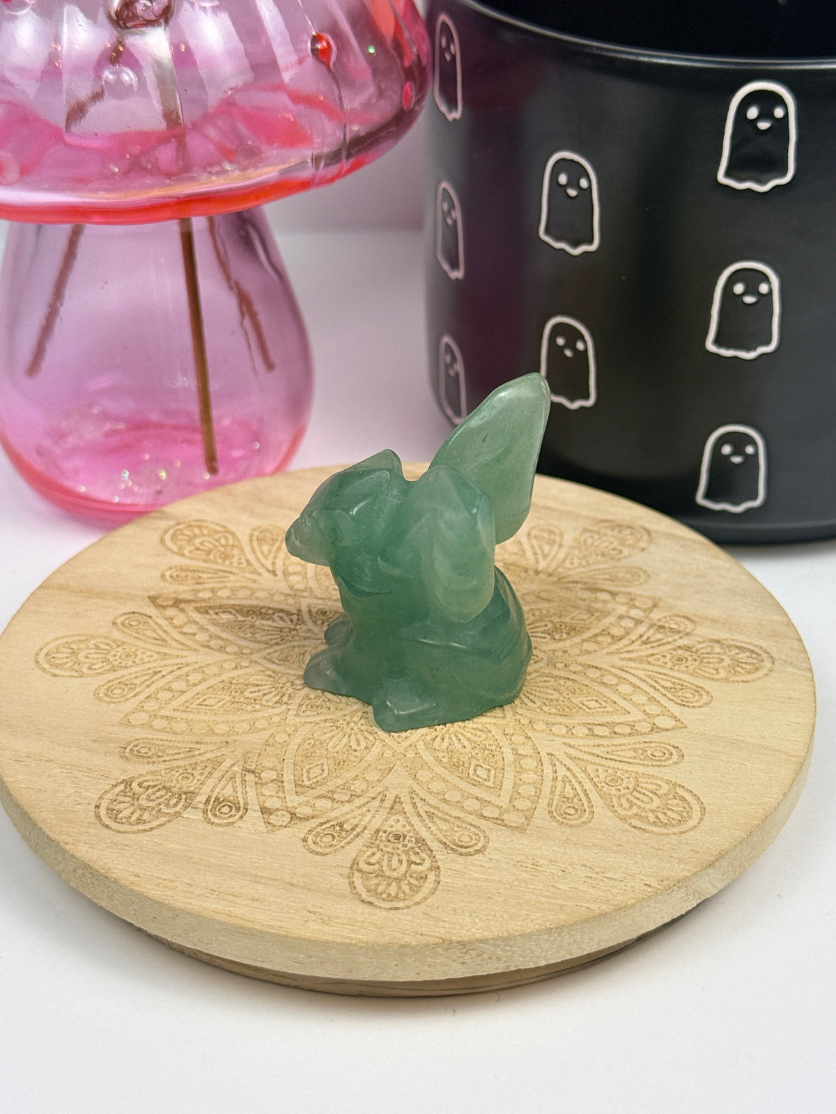 Large Green Aventurine Gargoyle