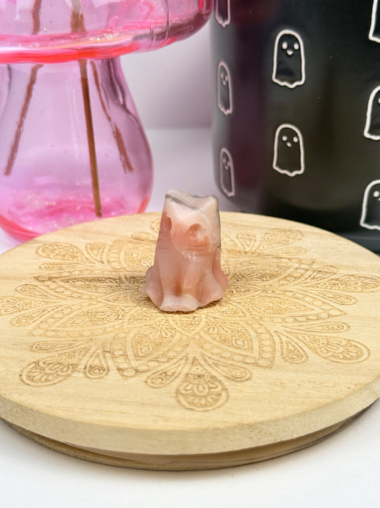 Crystal Cat Ghost Carvings