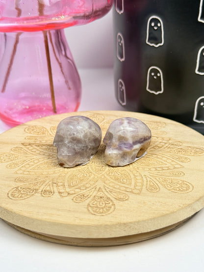 Small Crystal Skull Carvings