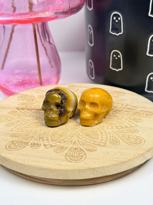 Small Crystal Skull Carvings