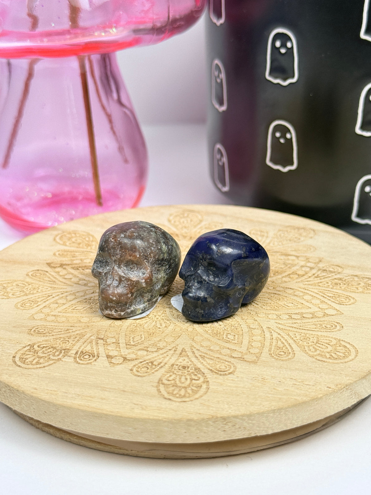 Small Crystal Skull Carvings