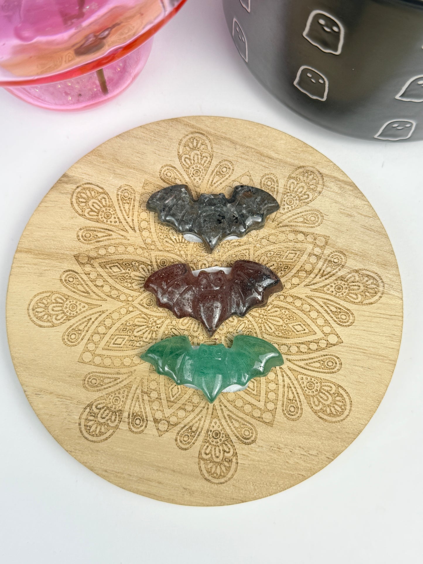 Small Flat Crystal Bats