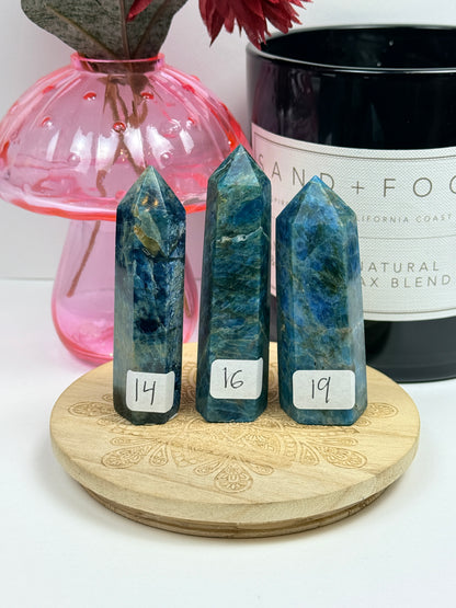 Blue Apatite Towers