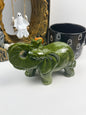 Serpentine Elephant Statue