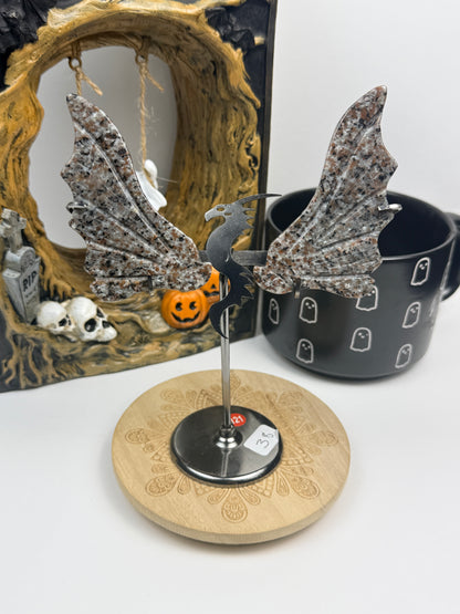 Yooperlite Dragon Wings on Stand