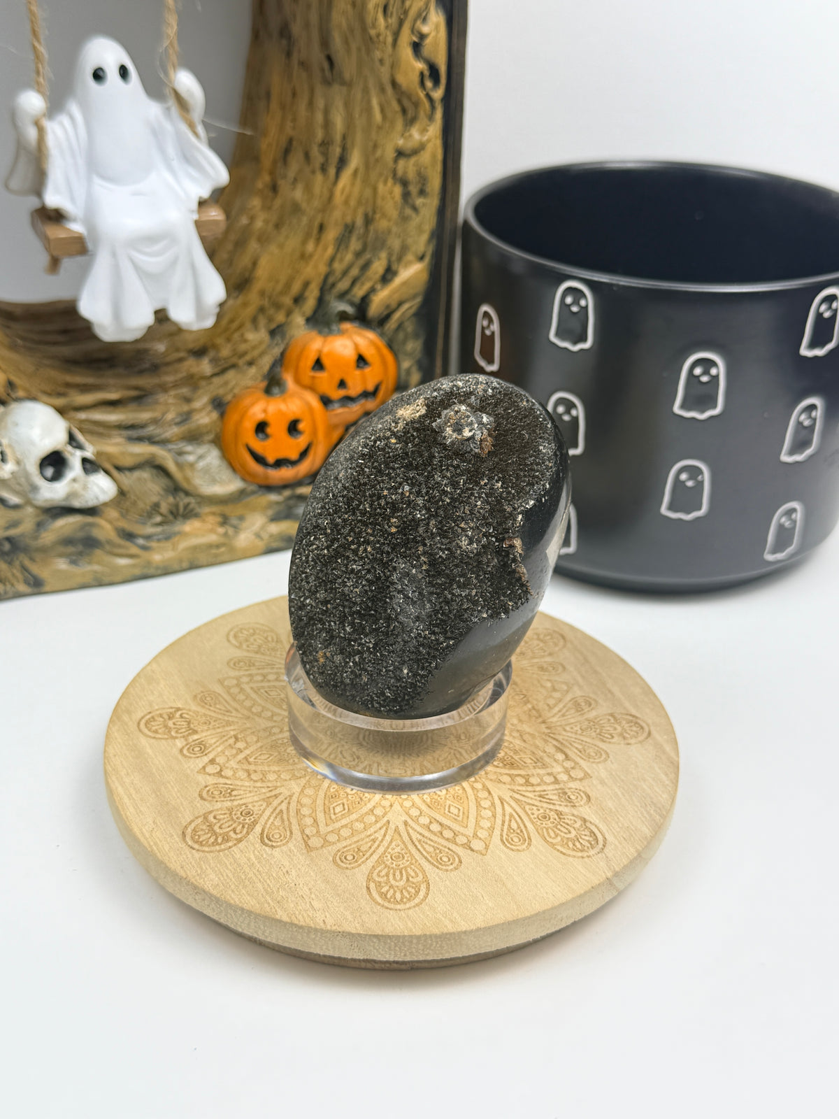 Septarian Black Geode Freeforms