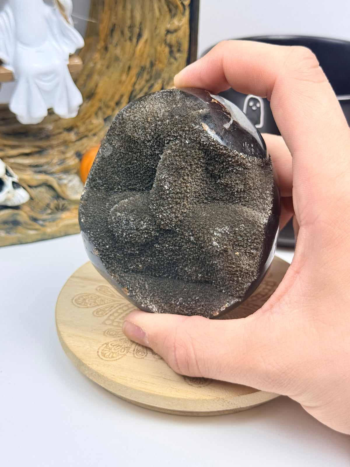 Septarian Black Geode Freeforms