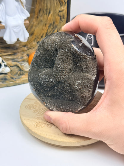 Septarian Black Geode Freeforms