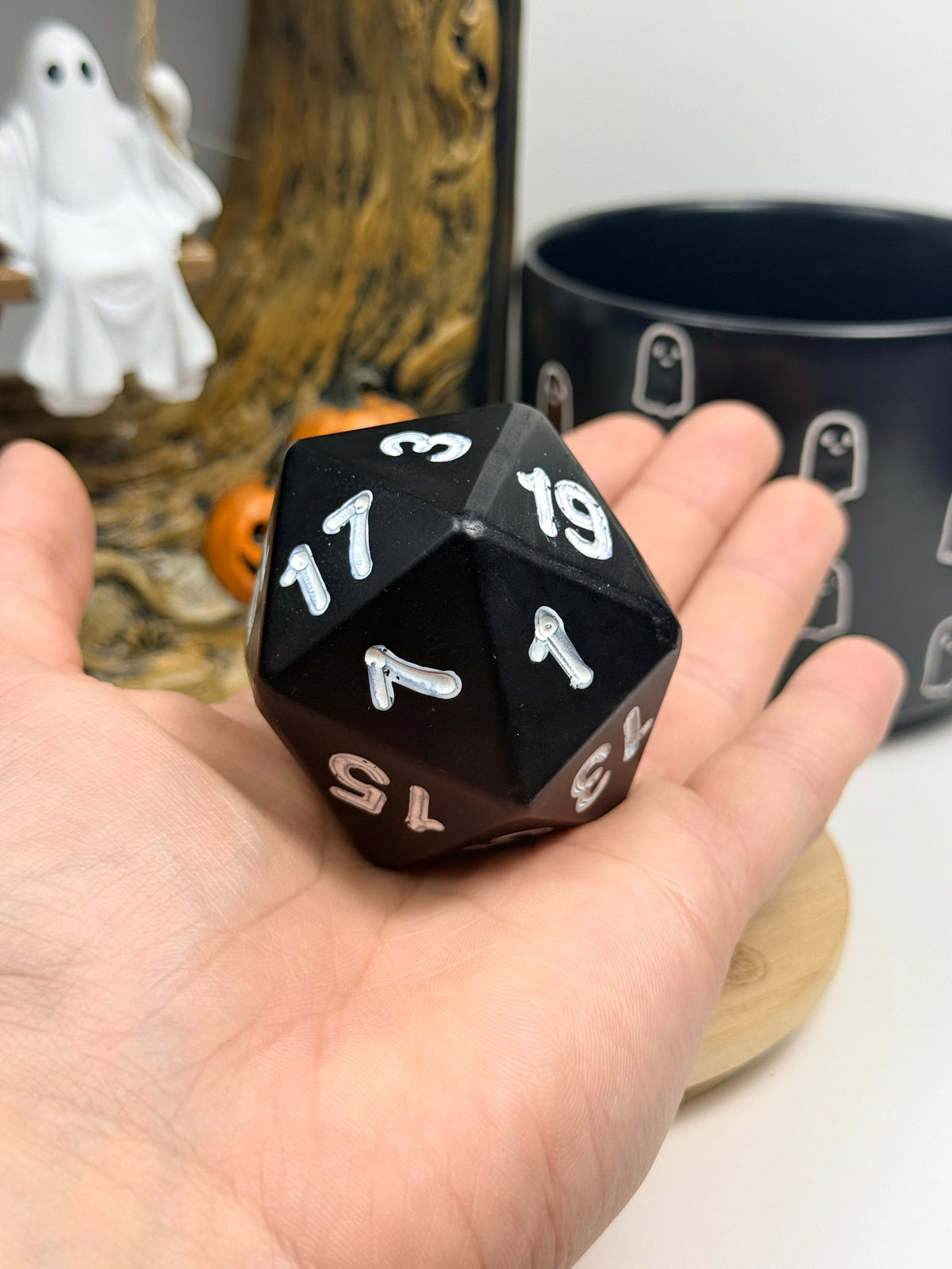 Large Obsidian D20