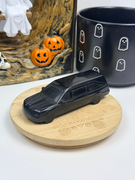 Obsidian Hearse Carving