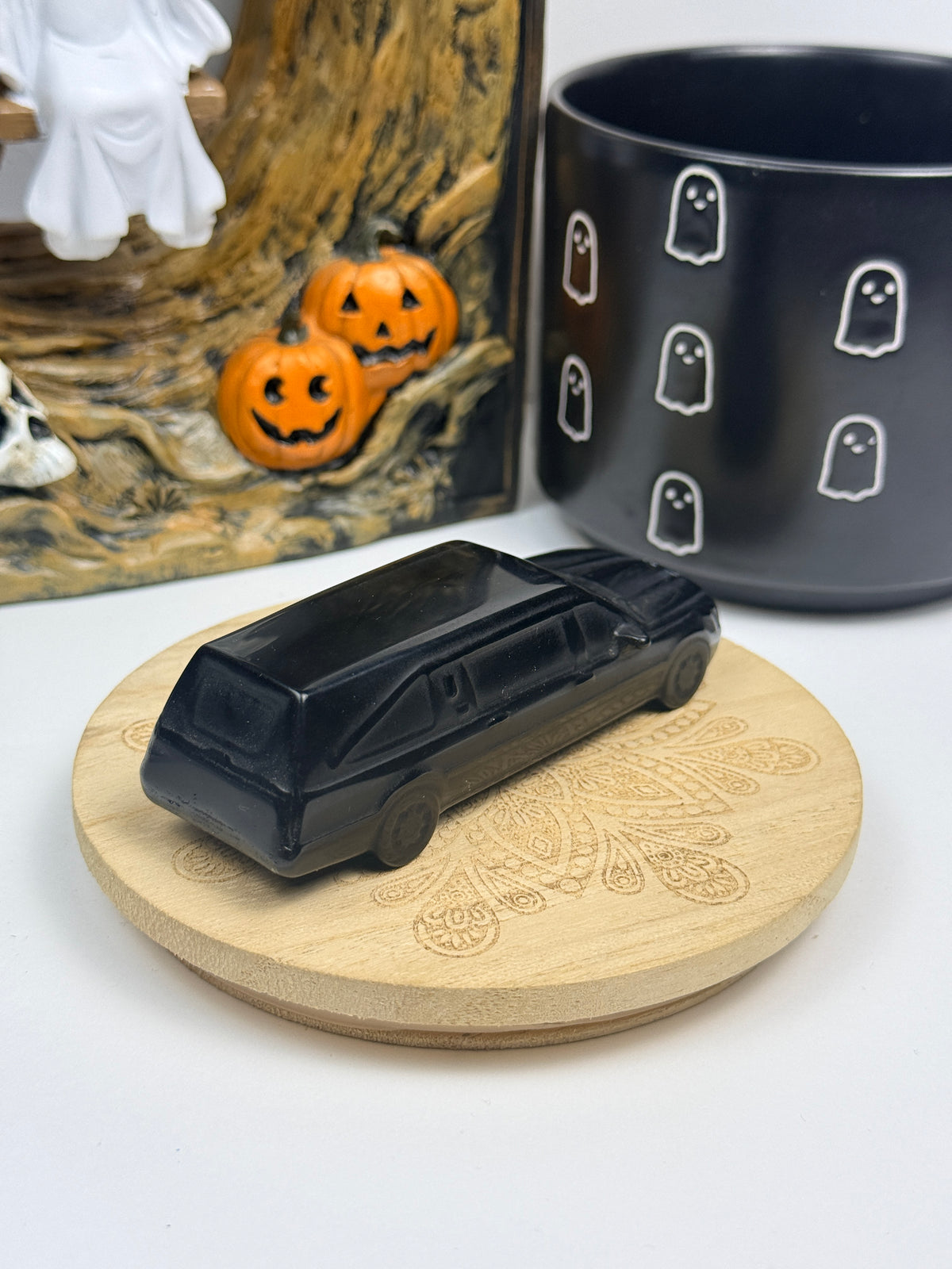 Obsidian Hearse Carving