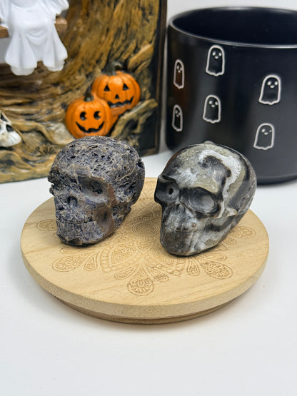 Sphalerite Skulls